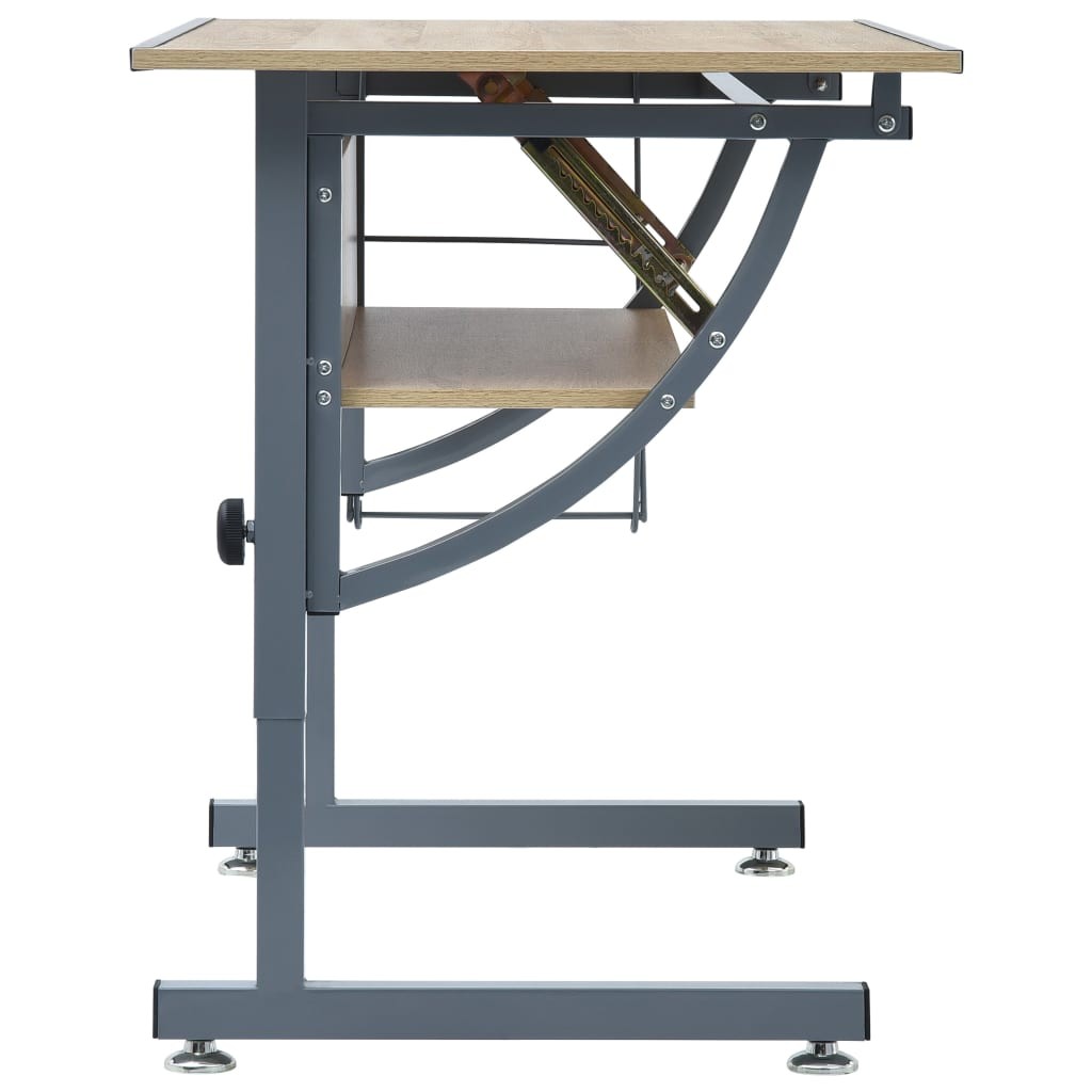 Teenagers Drafting Table Oak 110x60x87 cm MDF